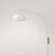Mid-Century Modern 1960s Morelli Brass Wall Sconce by Nova of California - White Lucite Shade With Weathered Brass Stripe For Sale - Image 3 of 5