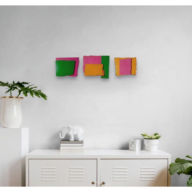 Abstract Contemporary Abstract Aerosol on Assembled Masonite (Isorel) "Esperanza" by Andre Debono For Sale - Image 3 of 7