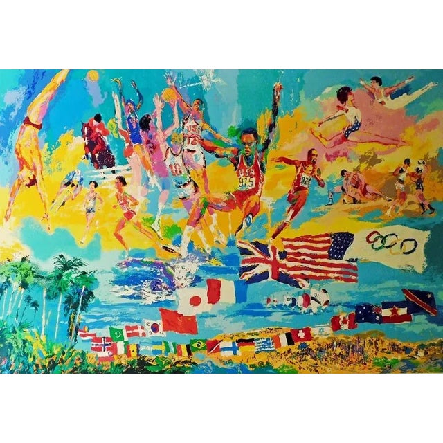 "American Gold" by LeRoy Neiman Hand Signed by the Artist Edition Number: 350/600 1984 Serigraph Image size : 28" x 41"...