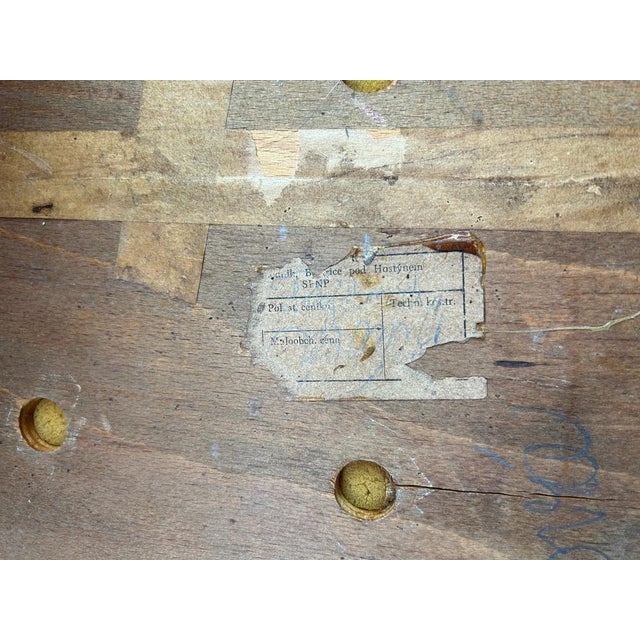 Art Deco Dining Chairs by J.Halabala for Ton, 1930s, Set of 4 For Sale - Image 4 of 12