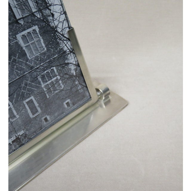 Silver Art Deco Matte Silver-Plated Picture Frames from WMF, 1930s, Set of 2 For Sale - Image 8 of 18