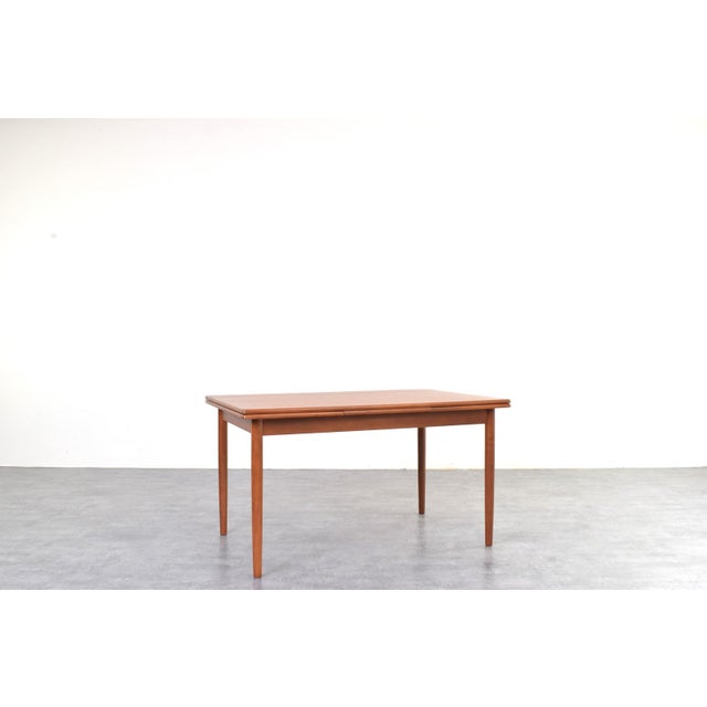 Mid-Century Modern Mid-Century Danish Extendable Teak Dining Table from Rogenstrup Möbelfabrik, 1960s For Sale - Image 3 of 16