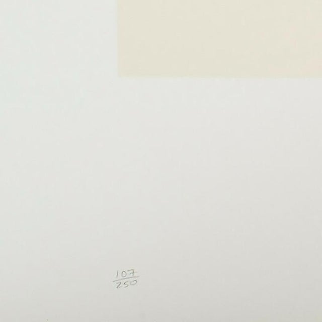 A silkscreen, very unique, 11 colors, heavy stock paper, and based on a ticket to Pacific Ocean Park, "Flight to Mars"...