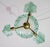 1950s Extra Rare Green Acquamarine Art Deco Barovier E Toso Chandelier For Sale - Image 14 of 16