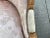 Wood Classic French Settee W/ Pink Silk Upholstery For Sale - Image 7 of 11