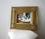 This whimsical oil painting is as vibrant as can be! Semi-abstract, still-life scene in rich jewel tones, brought to life...