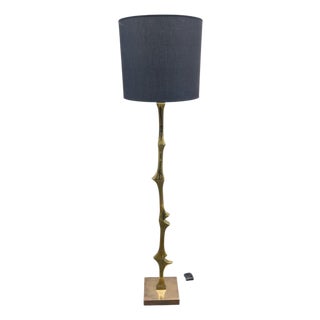 Vintage Sculptural Bronze Floor Lamp by Willy Daro, 1970s For Sale