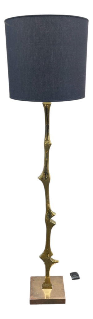 Vintage Sculptural Bronze Floor Lamp by Willy Daro, 1970s