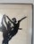 Metal Vintage Three Ballet Dancers Figural Painting on Paper, Framed Under Glass For Sale - Image 7 of 12