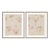 Sepia I & II Art Print in Umber Frame by Paule Marrot - Set of 2 For Sale