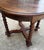 Brown Vintage English Barley Twist Round Side Table For Sale - Image 8 of 11