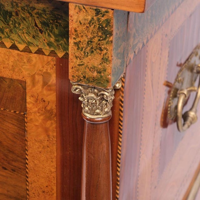 Brown Flat-Lid Marburg Chest, 1862 For Sale - Image 8 of 11