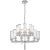 Liaison Double Tier Chandelier in Polished Nickel with Clear Glass Designer: Kelly Wearstler Fixture Height: 28.5" Canopy:...