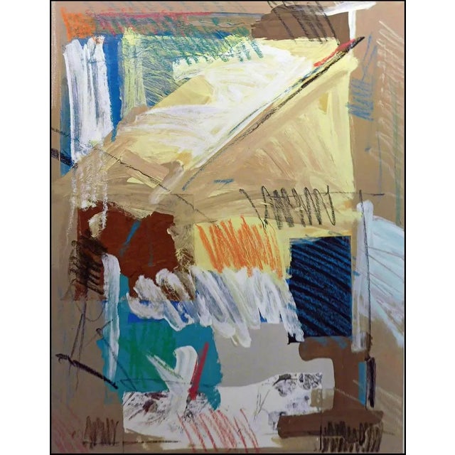 "Untitled " by Baker Original Limited Edition Mix Media Hand Signed by the artist Art Size: 30" x 24" Image Size: 24" x...