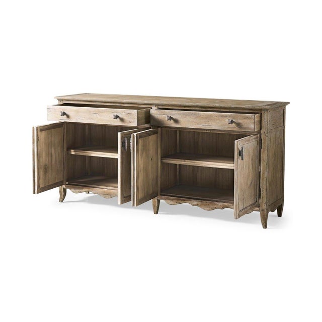Rustic French Provincial Sideboard For Sale - Image 9 of 14