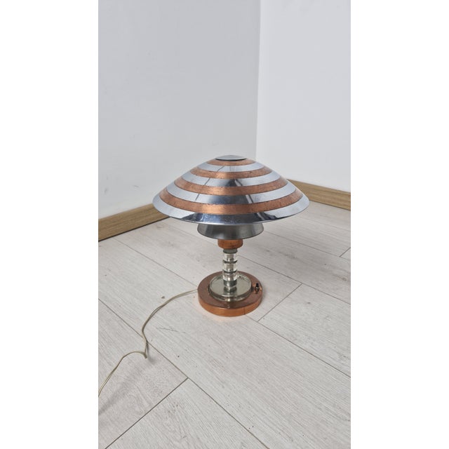 Table Lamp in Copper and Aluminum from Philips, 1950s For Sale - Image 17 of 17