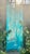 Modern Turquoise Silk Chiffon Cloud Print Curtain For Sale - Image 3 of 7