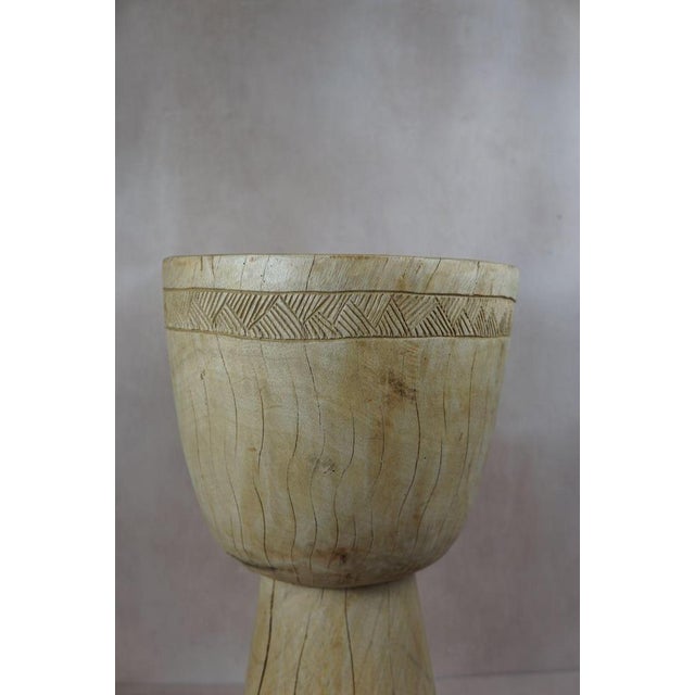 Tapered Wood Side Table, Cameroon For Sale - Image 4 of 6
