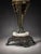 Ornate Gold Glass Table Lamp With Antique Bronze-Tone Base, 37” For Sale - Image 4 of 8
