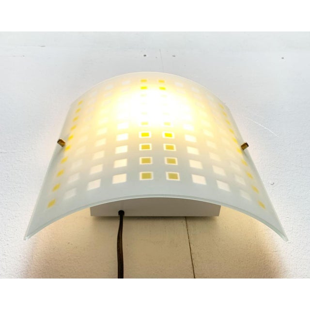 Postmodern Vintage Postmodern Glass Wall Lamps from DIY Light, 1980s, Set of 2 For Sale - Image 3 of 18