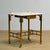 Small Brass Table with Marble Top, 1910s For Sale - Image 17 of 17