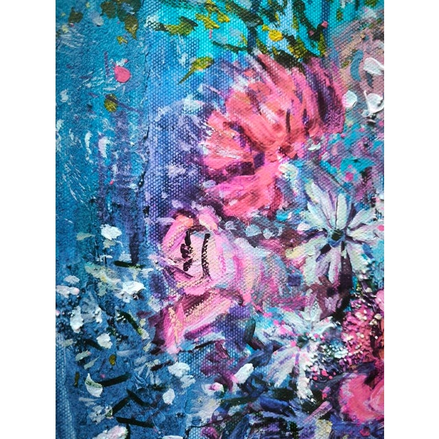 Linda Clerget, Awakening of Silences, Acrylic on Canvas For Sale - Image 4 of 8