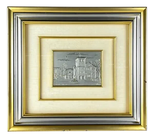Vintage Silver Relief Picture from Alliani, Italy, 1970s