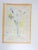 Vintage Mid 20th Century Modernist Daffodil Still Life Painting For Sale - Image 4 of 4