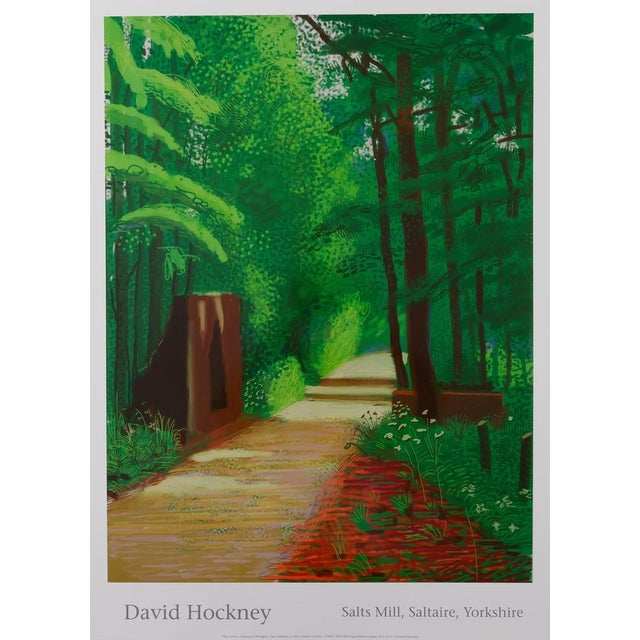 Path Through the Forest Poster after David Hockney For Sale - Image 6 of 6