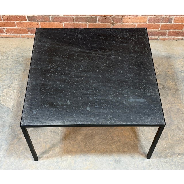 Vintage 1960's Steel & Slate Coffee Table by Floris Fiedeldij for Artimeta For Sale In Providence - Image 6 of 9