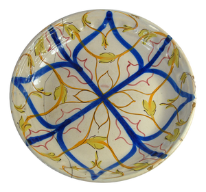 Antique 19th Century Spanish Maiolica Plate from Talavera