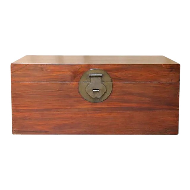 Vintage Wood Trunk For Sale
