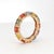 14k Gold Multi-Gemstone Ring With Asscher-Cut Sapphires For Sale - Image 17 of 18