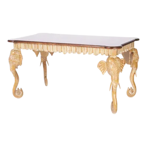 Writing Table With Elephant Head Legs