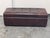 Restoration Hardware Tufted Leather Storage Ottoman For Sale - Image 11 of 12