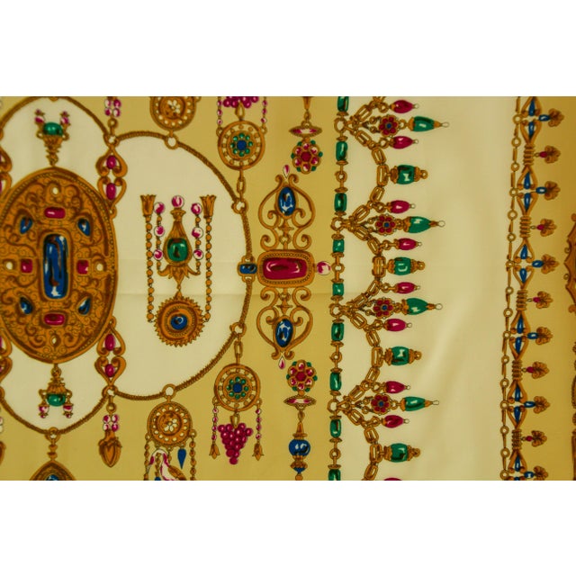 Loris Azzaro Paris Silk Scarf 1980s For Sale - Image 9 of 12