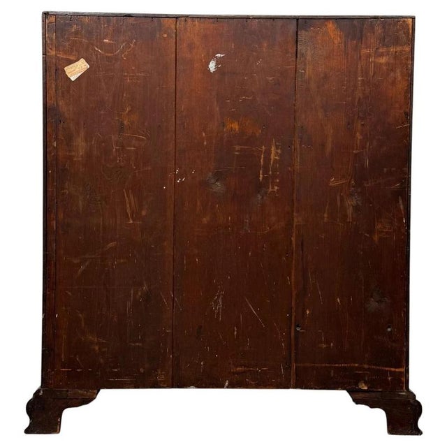 Antique Georgian Mahogany Bureau, 1900s For Sale - Image 10 of 14