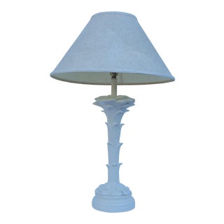 Serge Roche Style Palm Tree Table Lamp For Sale
