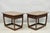 Vintage Mid Century Modern Sculpted Walnut & Laminate Coffee End Table Set 3 Pc For Sale - Image 12 of 18