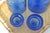 Mid 20th Century Takahashi Hand Blown Cobalt Blue Glass Apothecary Jars With Lids- Set of 3 For Sale - Image 11 of 11