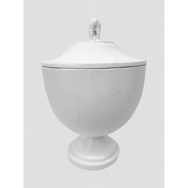 Contemporary Oly Studio White Cast Resin Sheep Lidded Fable Box Animalia For Sale - Image 3 of 8