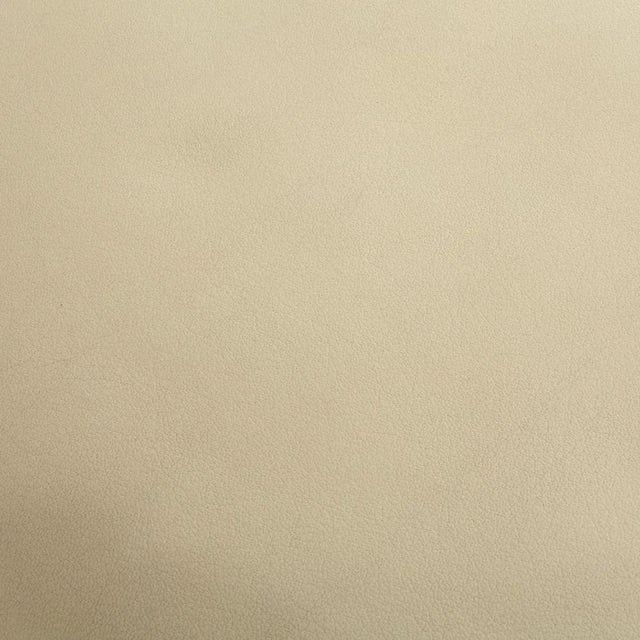 Modern Model 1600 Leather Stool Cream White from Rolf Benz For Sale - Image 3 of 10