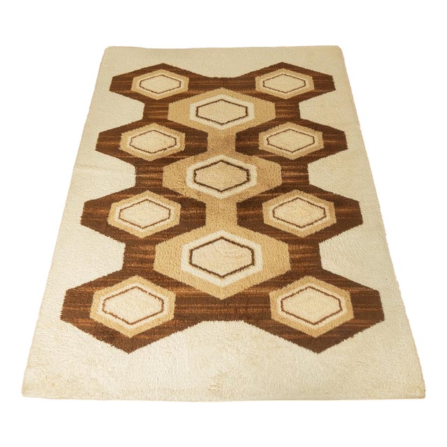 Space Age Rug from Nordmark Union, 1970s For Sale