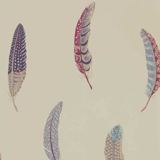 Sanderson Lismore Wallpaper in Fig - a Sample For Sale