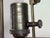 1990s Pair of Ralph Lauren Home Adjustable Tubular Glass & Brass Table Lamps With Original Shades For Sale - Image 9 of 13