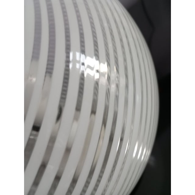 Vintage Italian Murano Glass Table Lamp from Venini, 1960 For Sale - Image 6 of 13