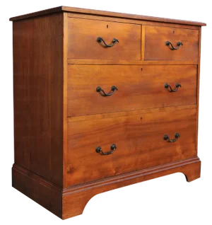 Hand Crafted Cherrywood Dresser / Bureau with Brass Drop Handles from Howard & Sons
