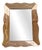 Vintage Pink Venetian Rectangular Mirror, 1950s For Sale