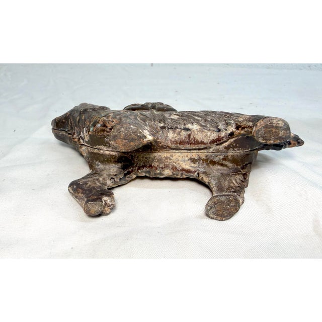 Antique Early 1900's Cast Iron St Bernard Dog Pack Still Coin Bank a.c. Williams For Sale - Image 10 of 10