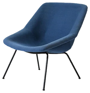 Shell Armchair by Herbert Hirche for Knoll, 1950s